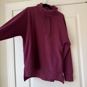 All In Motion Plum Cowl Neck Sweatshirt, XL